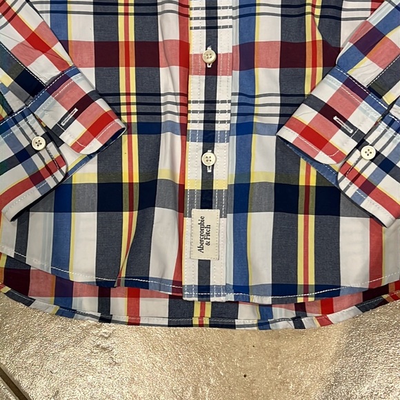 Abercrombie & Fitch Mens Muscle shirt button down Sz M - Picture 3 of 6